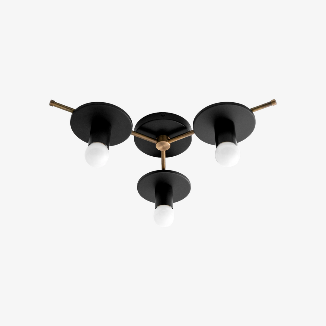Radiro Globe Colorful Ceiling Light-3 Light Minimalist Fixture