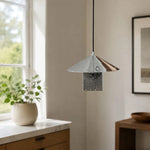 Load image into Gallery viewer, Bauhaus Hollow Silver Single Pendant Light