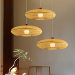 Load image into Gallery viewer, Treasure of the Dawn Bamboo Rattan Pendant Light