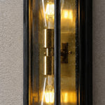 Cargar imagen en el visor de la Galería, Warm bulb holder and black metal frame detail