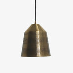 Load image into Gallery viewer, Hand-carved brass pendant lamp