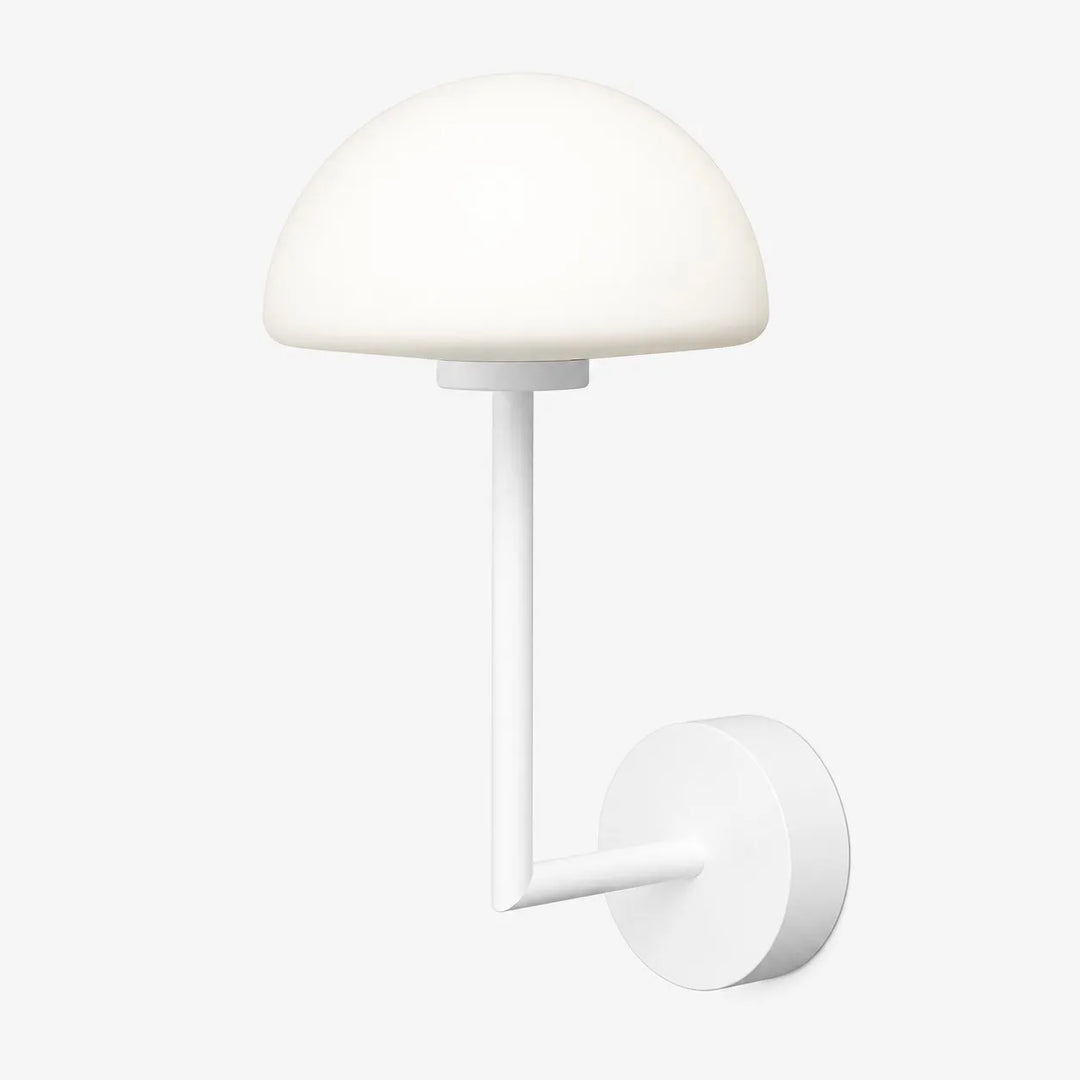 Modern Half-Moon Glass Wall Lamp
