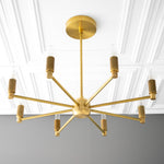 Charger l&#39;image dans la visionneuse de galerie, Lustre moderne Mobilux Line - Suspension à 8 bras style milieu du siècle
