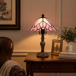 Load image into Gallery viewer, Vintage Tiffany Stained Glass Table Lamp