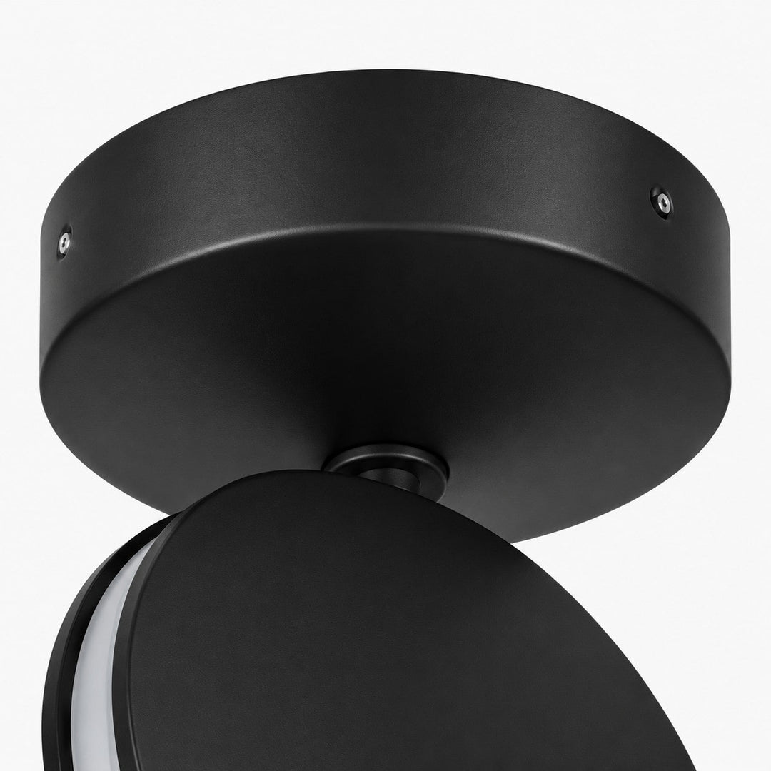 Tilting Head Round Disc Aluminium Wall Light