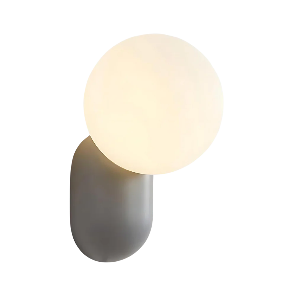 Luma Nordic Glass Orb Wall Light