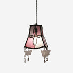 Cargar imagen en el visor de la Galería, Shell Butterfly Stained Pendant Light