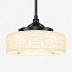 Charger l'image dans la visionneuse de galerie, Vintage Adjustable Glass Pendant Light