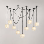 Bild in Gallery-Viewer laden, Frosted Alabaster Multi-Light Hardwired Chandelier