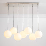 Bild in der Galerieansicht laden, Selvion Eleganter 7-Licht Kugel Kronleuchter – Glas Pendelleuchte
