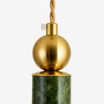 Bild in Gallery-Viewer laden, Green Jade Cylinder Pendant Light