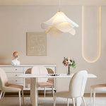 Load image into Gallery viewer, Ethereal Bloom French Floral Pleated Fabric Pendant Light
