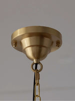Bild in der Galerieansicht laden, Opalglas Pendelleuchte – Vintage Milchglas Pendelleuchte im Art Deco Stil
