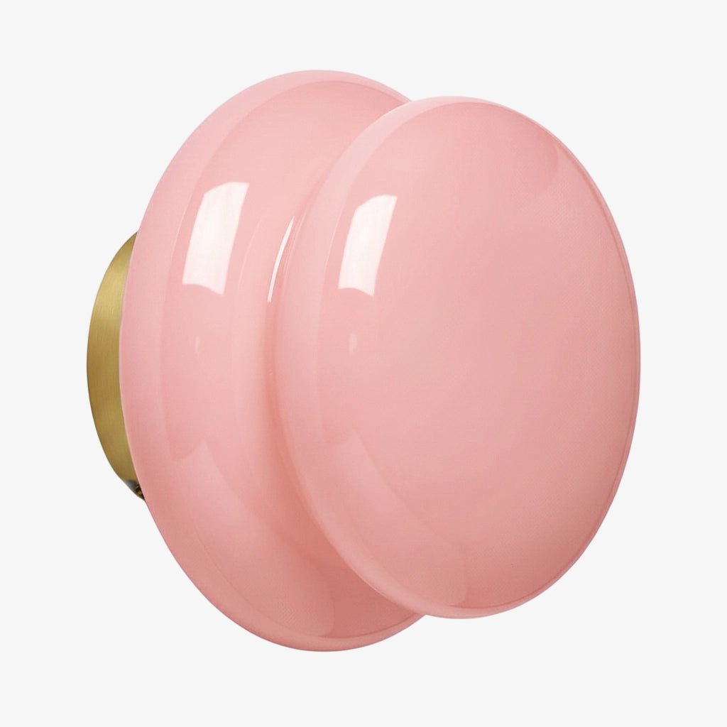 Aplique de pared Coloria Modern Colorful Opal Glass Globe – Ideal para salas de estar y dormitorios