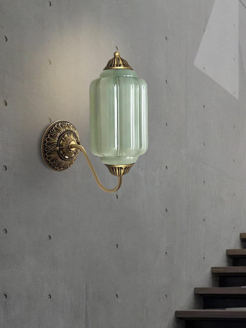 Vintage Milk Glass Sconce Bedside Hallway Eloise Wall Sconce