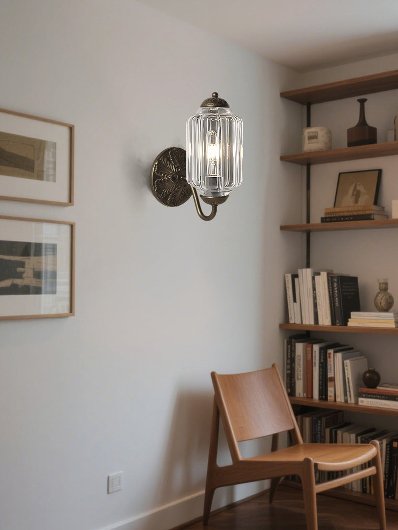 Vintage Milk Glass Sconce Bedside Hallway Eloise Wall Sconce