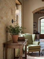 Load image into Gallery viewer, American Industrial Style Vintage Brass Fabric Wall Sconce
