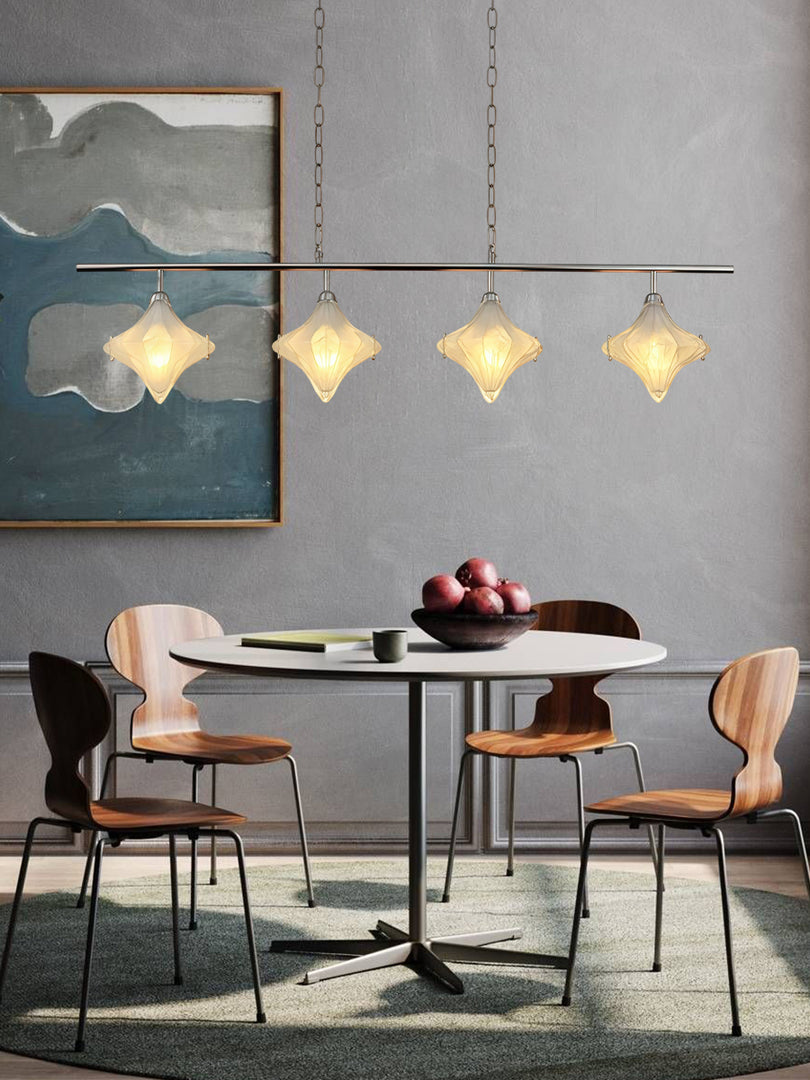 Art Deco Stern Lineare Pendelleuchte - Elegante Beleuchtung für Kücheninsel - Astris Cassiopeia