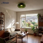 Cargar imagen en el visor de la Galería, Luz de techo empotrada de vidrio multicapa escultórica Verdoma Diseño moderno escandinavo para espacios de vida