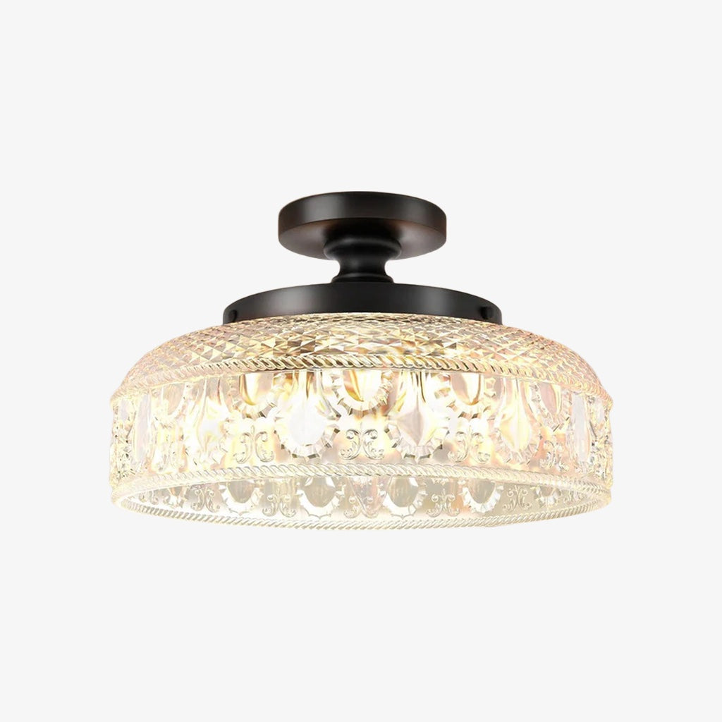 Verdoma Modern Glass Pendant - Minimalist Arc Pendant Light for Kitchen Islands and Dining Areas