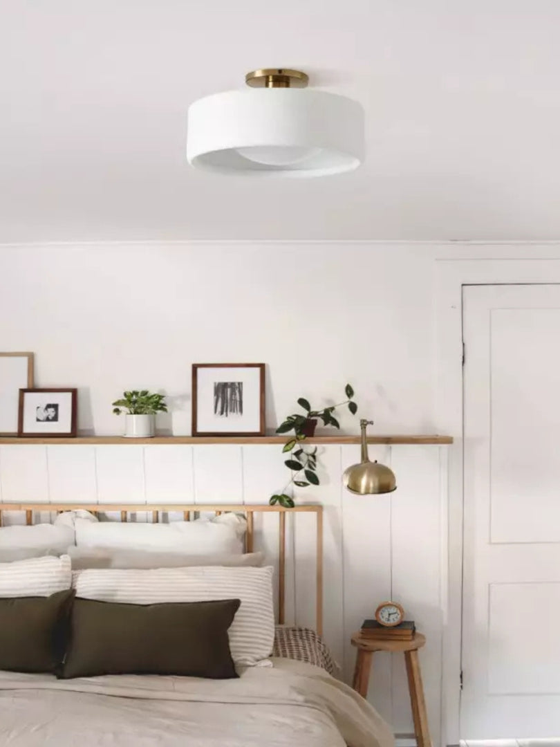 Modern Porcelain Flush Mount Ceiling Light