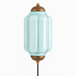 Cargar imagen en el visor de la Galería, Eloise Fluted Leaf-Relief Plug-In Wall Sconce