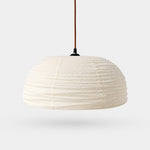 Load image into Gallery viewer, Gathered Fabric Pendant Lamp with Botanical Pattern Option