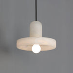 Bild in Gallery-Viewer laden, Carrara Alabaster Pendelleuchte