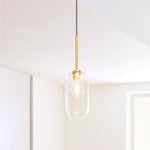 Load image into Gallery viewer, Lumivelle Pebble Pendant Light - Adjustable Glass Shade - Modern Lighting
