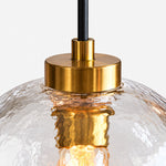 Charger l'image dans la visionneuse de galerie, Modern Rustic Glass Pendant Light for Dining Room