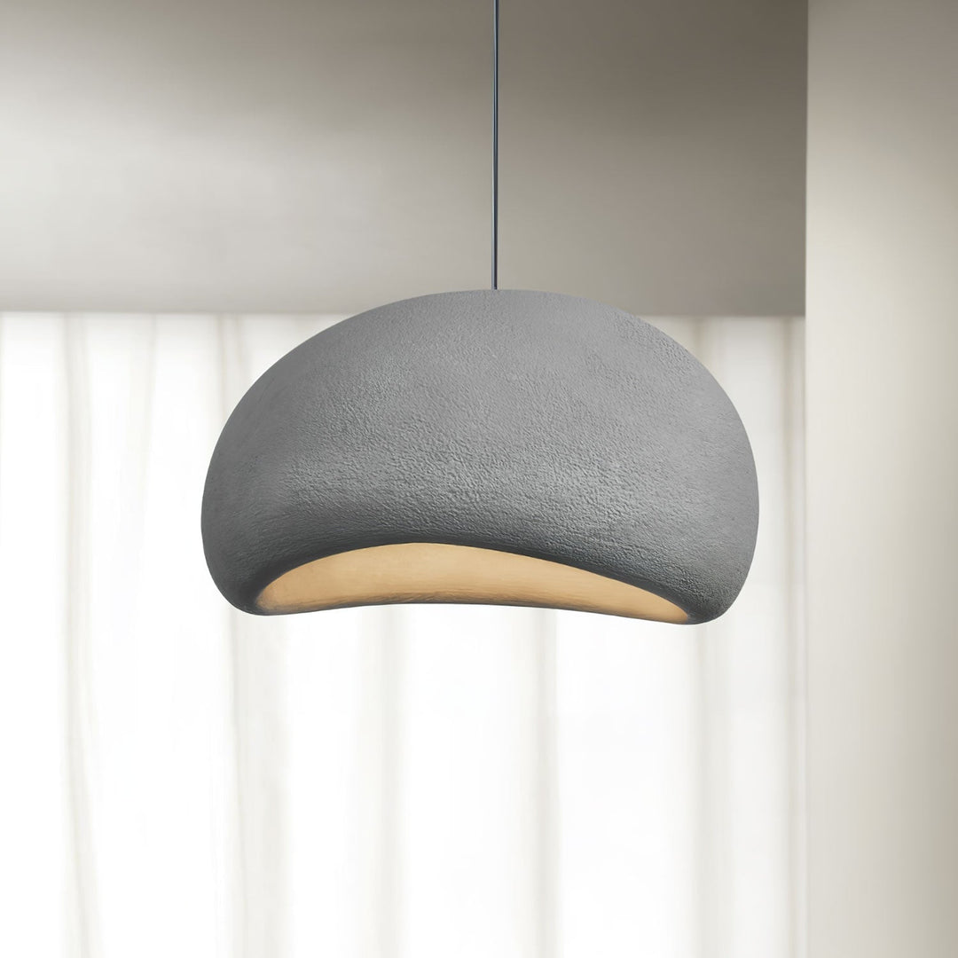 Sculptural Polystyrene Ceiling Pendant Light