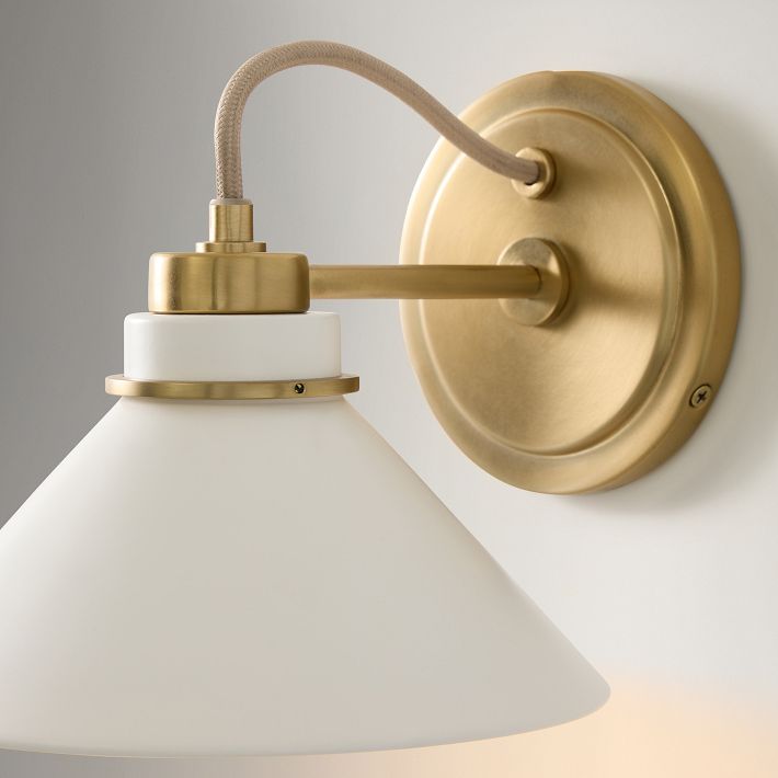 Aurenza Curved Arm Globe Wall Sconce – Modern Industrial Wall Lamp for Bathroom, Bedroom, and Hallway