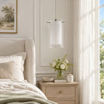 Charger l'image dans la visionneuse de galerie, Modern Double Glass Pendant Light With Chrome Finish