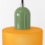 Bild in Gallery-Viewer laden, Mid‑Century Macaron Plug‑in Swag Pendant Light - Colorful Shade Hanging Lamp for Home Decor