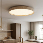 Load image into Gallery viewer, Ultra-thin Round Travertine Ceiling Lamp