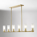 Load image into Gallery viewer, Rivora Fluted Glass Chandelier – Elegant Ribbed Lasting Design
