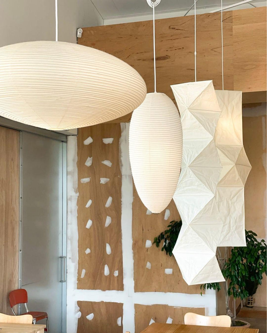 Mulberry Paper Plug-In Pendant Light