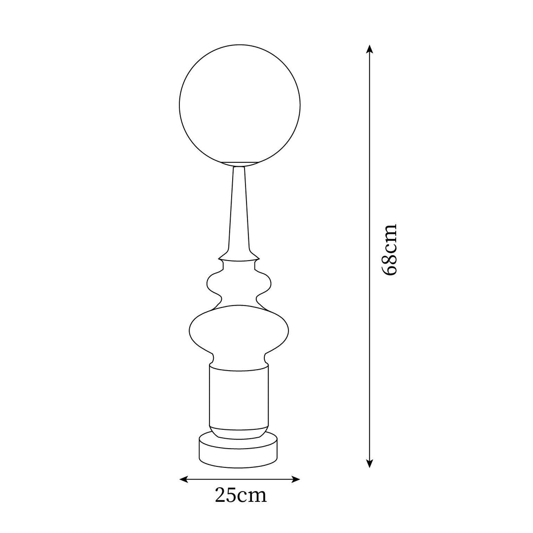 Lámpara de mesa de ajedrez