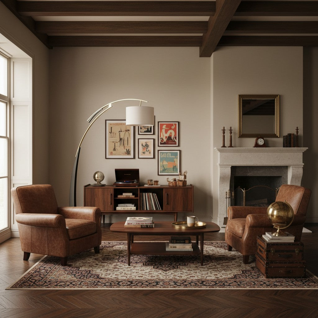 Lampadaire Moderne AstraLoop à Arc en Tissu - Design Élégant et Courbé en Métal pour Intérieurs