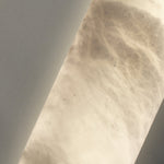 Bild in Gallery-Viewer laden, Alabaster Flöten Wandleuchte