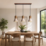 Cargar imagen en el visor de la Galería, Wabi Sabi Stone Pendant Light, Warm LED Ceiling Lamp for Bedroom, Dining Bar and Kitchen Island