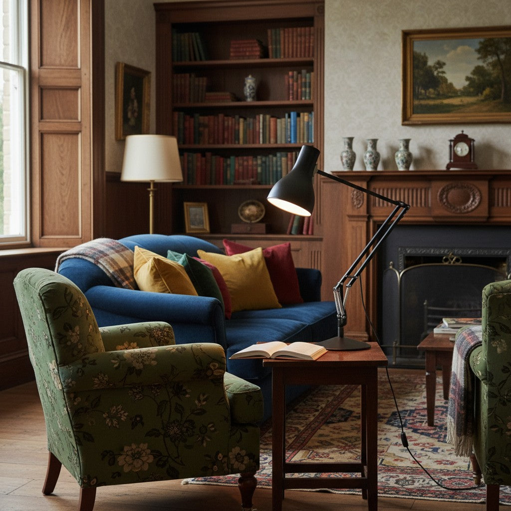 Lámpara de Escritorio Ajustable Moderna Modryx – Luz de Tarea Atemporal para Oficina en Casa