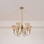 Load image into Gallery viewer, Columbia Brass Chandelier