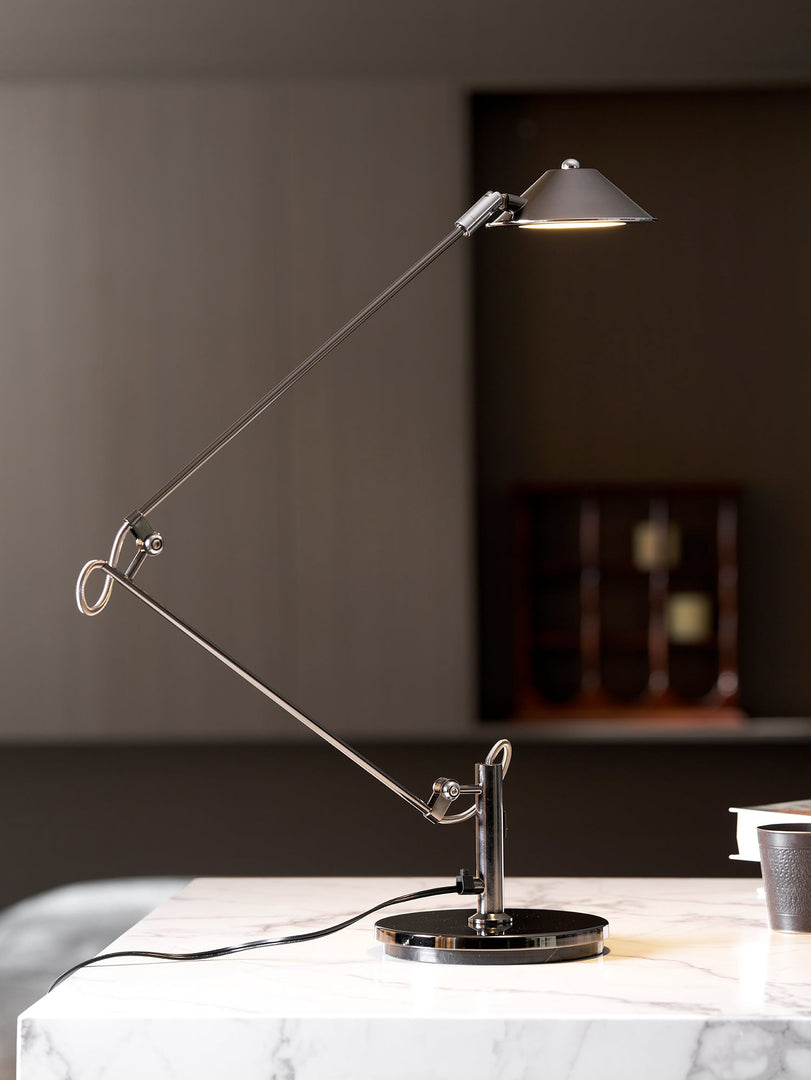 Verstellbare Schwarze Büroarbeitslampe
