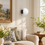 Cargar imagen en el visor de la Galería, Modern Half-Moon Glass Wall Lamp