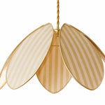 Cargar imagen en el visor de la Galería, Layered petal shade structure and striped fabric detail