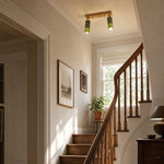 Load image into Gallery viewer, W-3433 natural jade flush mount ceiling light image 10