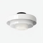 Bild in Gallery-Viewer laden, Veleora dreistufige skulpturale Deckenlampe im Bauhaus-Stil für Wohnzimmer und Schlafzimmer