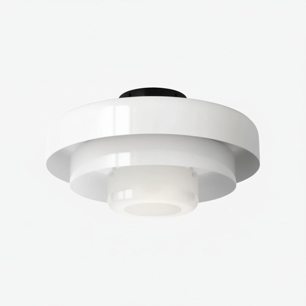 Veleora dreistufige skulpturale Deckenlampe im Bauhaus-Stil für Wohnzimmer und Schlafzimmer