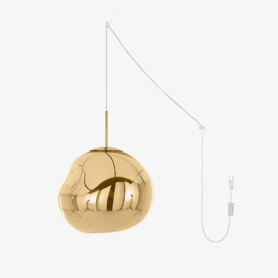 Molten PVC Organic Plug-In Pendant Light